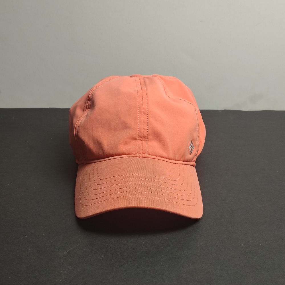 Columbia Omni-Freeze Hat Cap Strap Back One Size Peach Polyester Hiking Womens